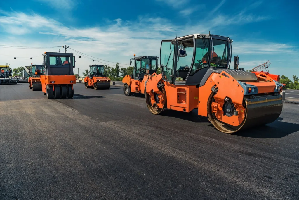 rockville paving asphalt rollers pave new road